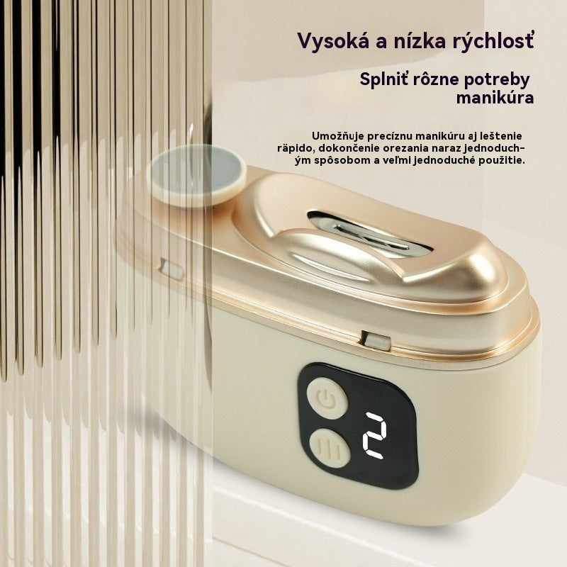 ✨💅【50% zľava🔥】Nový prenosný bezdrôtový plne automatický elektrický zastrihávač/pilník na nechty 2 v 1
