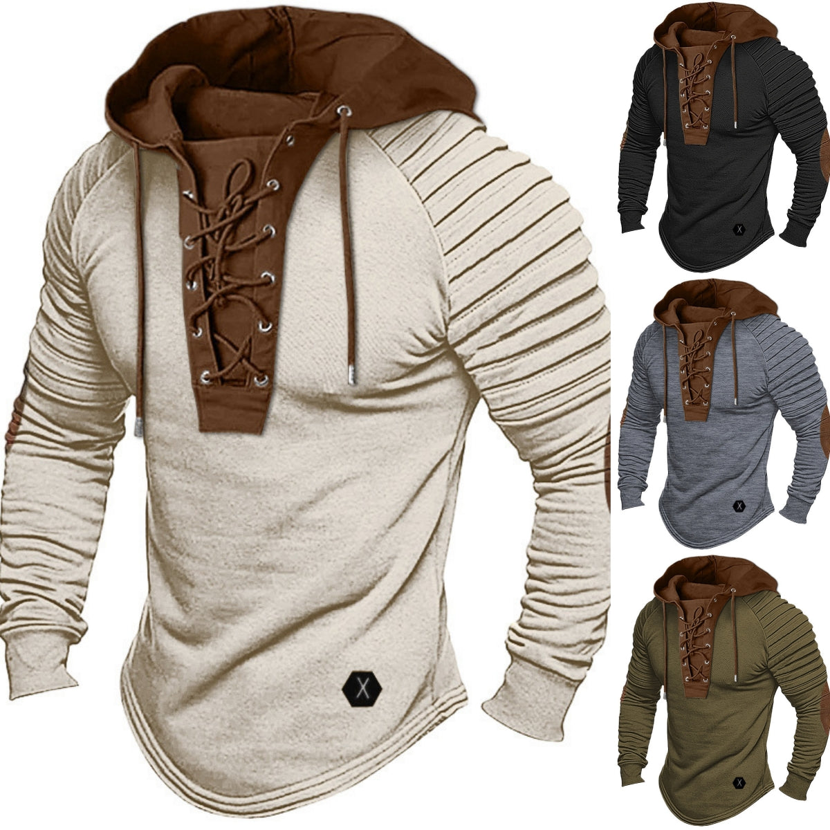 💥😎【Nowość 2026 🔥】【S-3XL】Nowa męska luźna bluza z kapturem, idealna na jesień i zimę