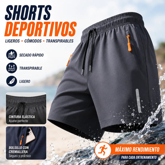 【30%OFF】👖😎【Juego de 3 piezas】【M-8XL】Shorts elásticos de secado rápido para hombre