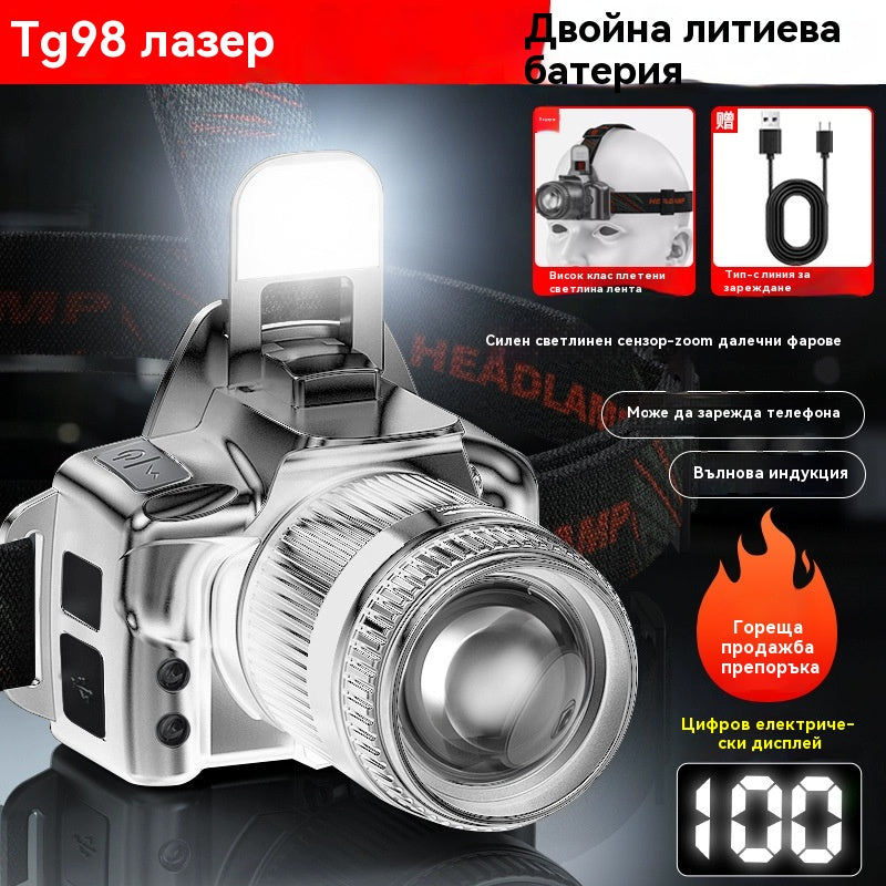 💡🔦 Супер ярък челник - Непрекъснато осветление, което да ви придружава във всяко приключение! ⛰️🔥