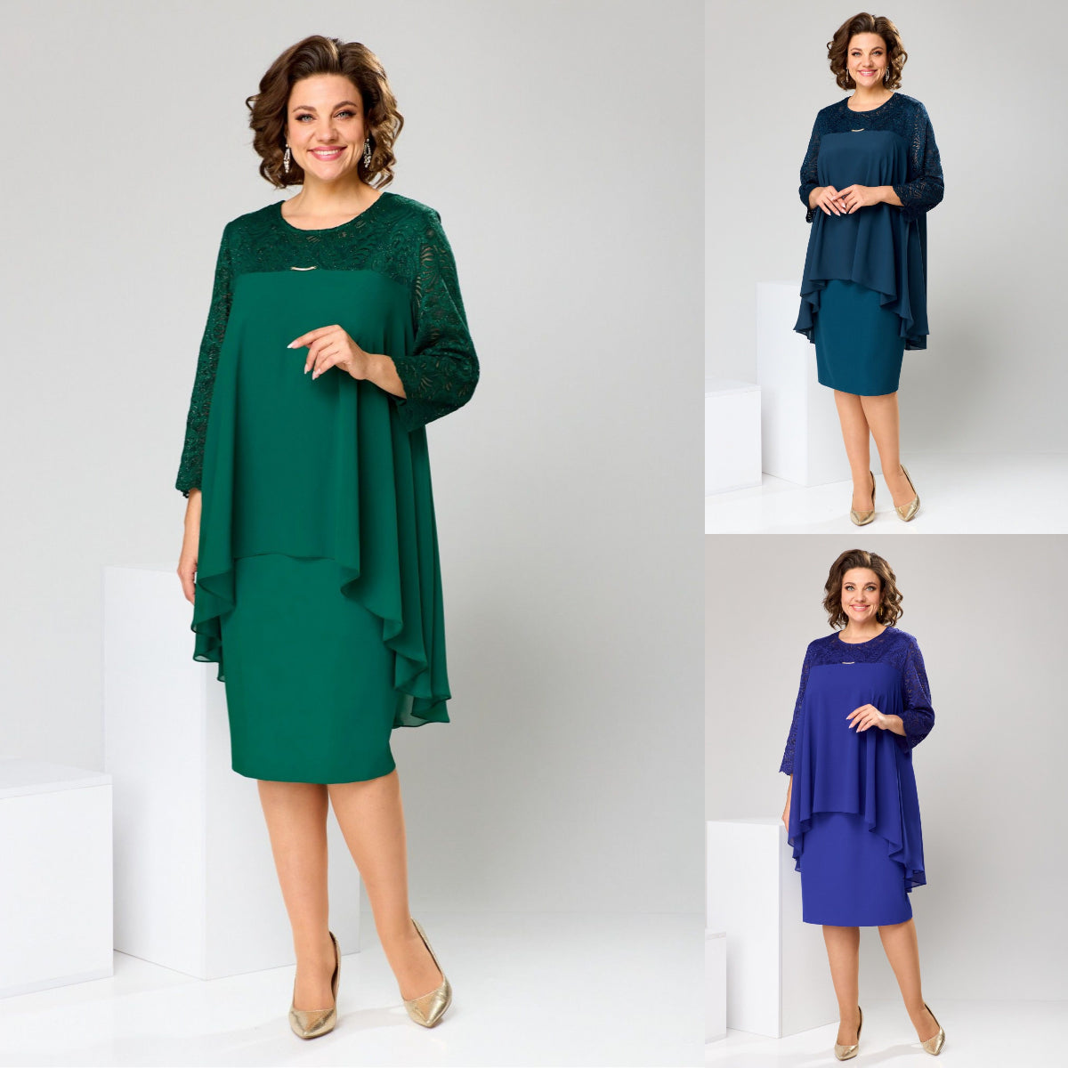 🌈🌿【S-5XL】2025 Wiosna nowy styl modna i elegancka wysokiej jakości damska sukienka casualowa, prosty design