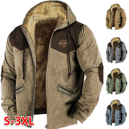 💥 Jesen i zima Novo u ponudi 💥 Modna muška jesenska i zimska labava jakna od debljeg baršuna 【M-5XL】