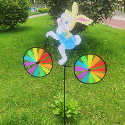 【🔥Kup 1, a otrzymasz 1 gratis】🐈 【3 sztuki】🌈Kreatywne śmigło wiatrowe ze zwierzęcym kołem🐰