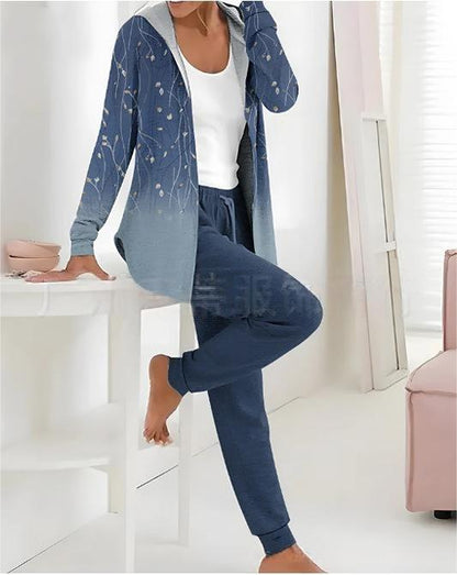 🌸💃Plačilo ob dostavi💖 Nov jesensko/zimski komplet preprostih bombažnih hlač z dolgimi rokavi