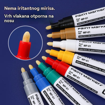 🏆🔥Vodootporna olovka za bojanje automobilskih guma/metalik olovka za bojanje