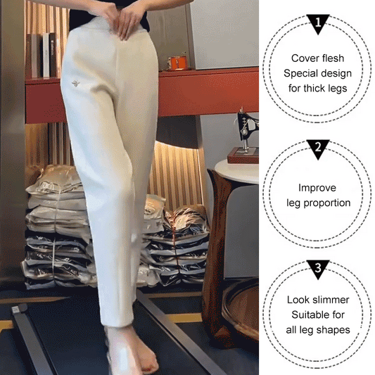 50% отстъпка!💘【S-4XL】💘Дамски ежедневни панталони тип „харем“ с висока талия, с приятно драпиране, небрежен стил, семпли и универсални