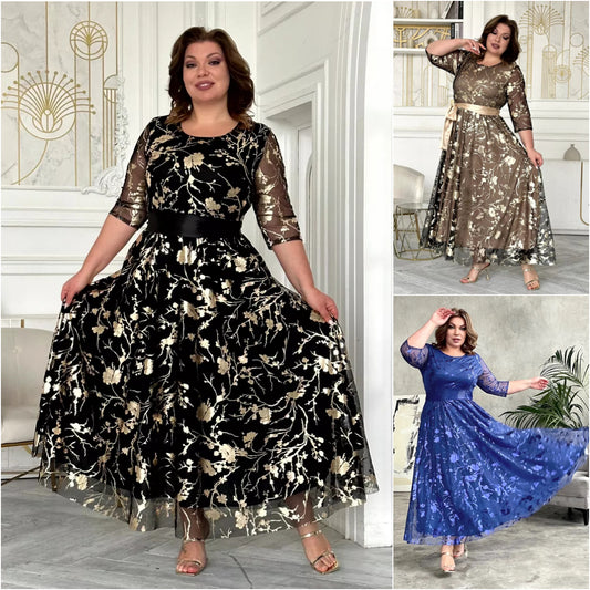 【🏆️Gorąca wyprzedaż】👑🌷 【S-5XL】Modne sukienki rozszerzające sylwetkę-3911775