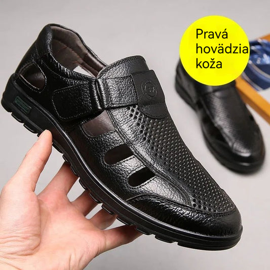 【39-44】🔥2026 Pánske priedušné letné sandále z pravej kože