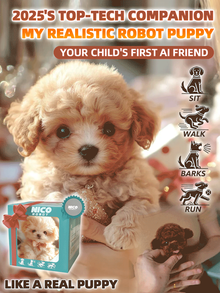 🐶🐶Plačilo ob dostavi - 🔥Moja robotska plišasta igrača mladiček