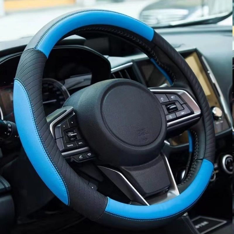 👍🔥Poťah na volant z pravej kože – univerzálny poťah na volant do auta, protišmykový, odolný