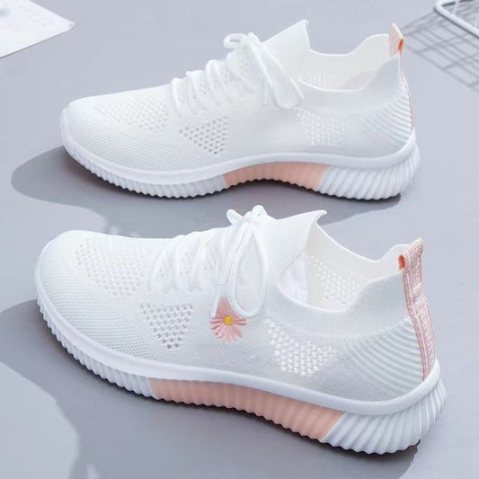 🤍👟🤍Duży rabat ostatni dzień ✨【35-40】2025 letnie nowe damskie buty sportowe Daisy Running Mesh oddychające, 💌lekkie i oddychające, 💌antypoślizgowa podeszwa