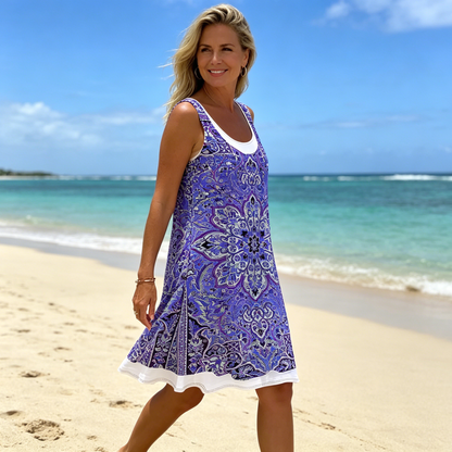 🌷👗【50% de descuento✨】【S-5XL】Nuevo vestido casual para mujer 2026, estampado, adecuado para todas las ocasiones.