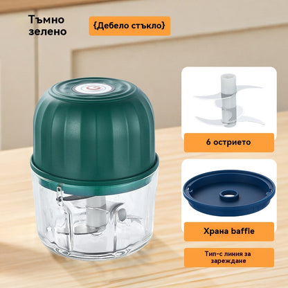 💥Електрическа преса за чесън и кайма – мощна и прецизна! ⚡ Лесна за употреба, незаменима в кухнята. 🧄✨