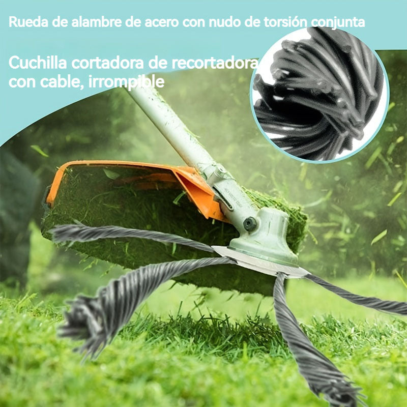 💯💯Mitad de precio！！【2 piezas 】Disco de corte para cortacésped de alambre de acero de 6 pulgadas