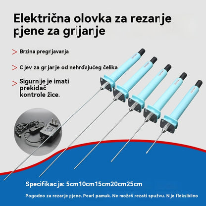 ❄️✨Prijenosni stroj za zavarivanje i elektrotermalno graviranje i rezanje, pogodan za rezanje materijala poput pjene niske gustoće i filmova.