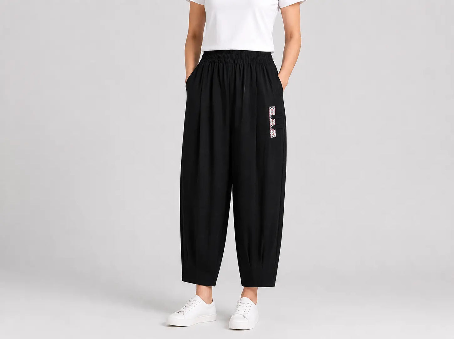 🔥✨【M–4XL】👖 Ľahké a priedušné dámske letné nohavice - zmes bavlny a ľanu
