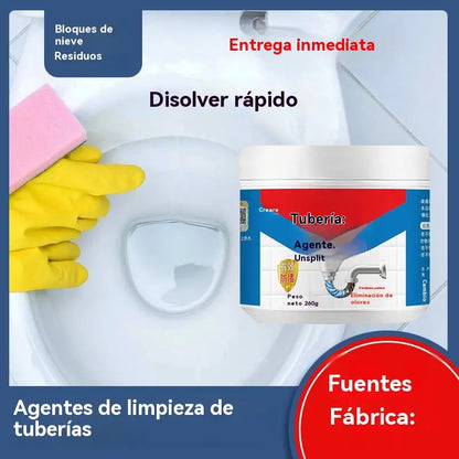 ✨🔥【Compra uno y llévate otro gratis】Limpiador de desagües: elimina fácilmente la grasa y las obstrucciones de inodoros y cocinas.