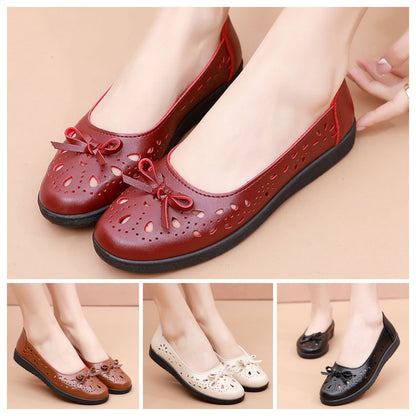 Nowe, modne, płaskie, antypoślizgowe, oddychające buty damskie-3923629