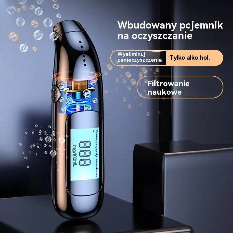 🔥【Płatność przy odbiorze】🍷 Wysokiej precyzji przenośny alkomat – zmierz zawartość alkoholu we krwi przed prowadzeniem pojazdu