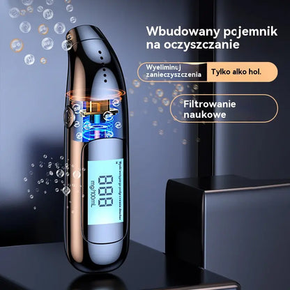 🔥【Płatność przy odbiorze】🍷 Wysokiej precyzji przenośny alkomat – zmierz zawartość alkoholu we krwi przed prowadzeniem pojazdu