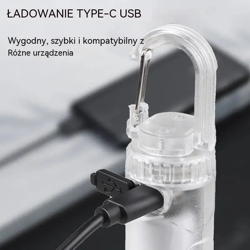 👍👍Kompaktowa, mocna latarka z diodami LED o wielu źródłach światła, przenośna i z bardzo długim czasem pracy na baterii.