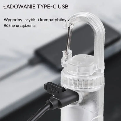 👍👍Kompaktowa, mocna latarka z diodami LED o wielu źródłach światła, przenośna i z bardzo długim czasem pracy na baterii.