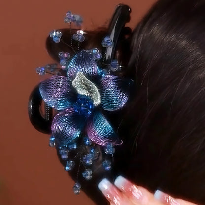 🌸Elegantna i sofisticirana retro ručno izrađena ukosnica za kosu s cvijećem za žene, prikladna za zabave, svakodnevno nošenje, fotografiranje i vjenčanja.