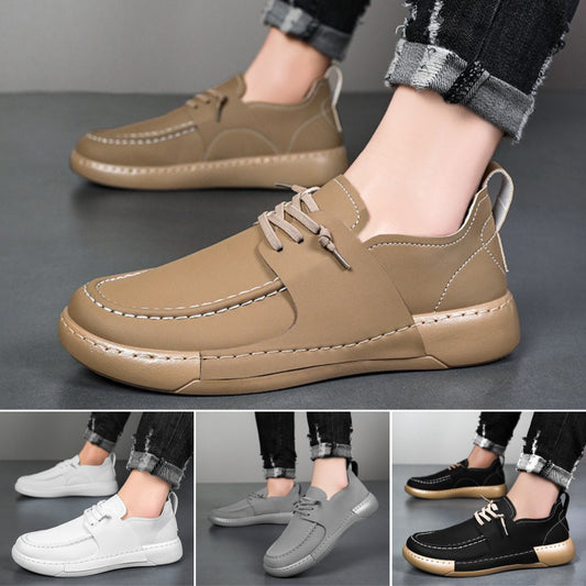 【39-46】2025 Męskie modne buty casualowe w stylu retro antypoślizgowe-3927219