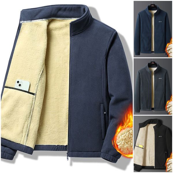 🔥⛄【M-5XL】Nowa męska gruba kurtka ze skóry jagnięcej na jesień i zimę, modna, ciepła i uniwersalna