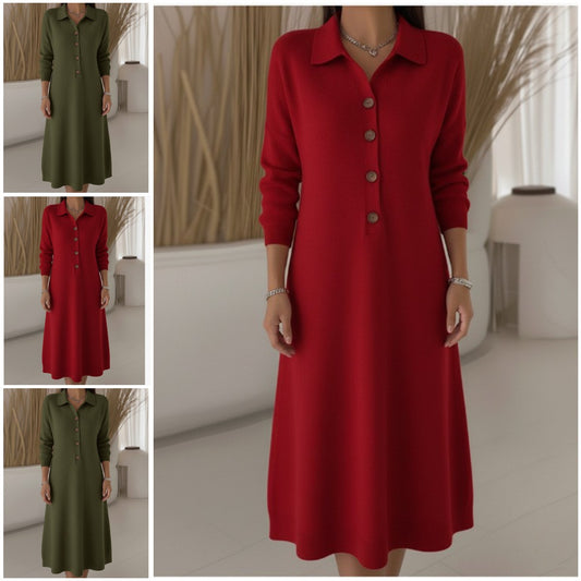 🔥✨ Висококачествена материя 【S-3XL】👗 2026 Нова модна плетена рокля