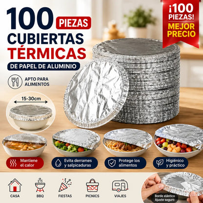 📢📢 50% POPUSTA!⏰【100 komada】 Izolacijski poklopac od aluminijske folije