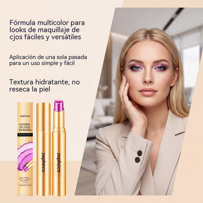 🔥✨ Barra de sombras de ojos colorida: textura suave para crear un maquillaje de ojos cautivador.