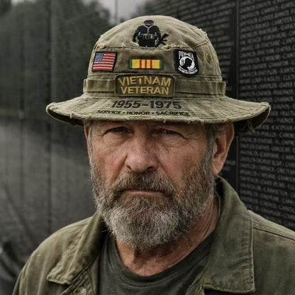 🏆Último día de rebajas: 50% de descuento 🎖️Sombrero Boonie en homenaje a los veteranos de Vietnam: honra su servicio y sacrificio. Sombrero resistente para exteriores con protección táctica.