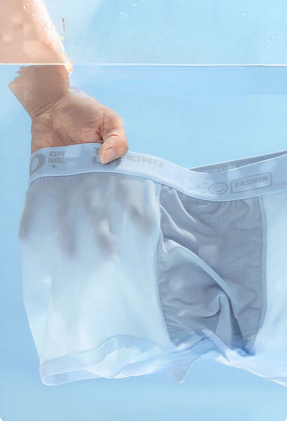 🔥Letnia wyprzedaż 🧊 Męskie bokserki z tkaniny chłodzącej, cienkie i oddychające