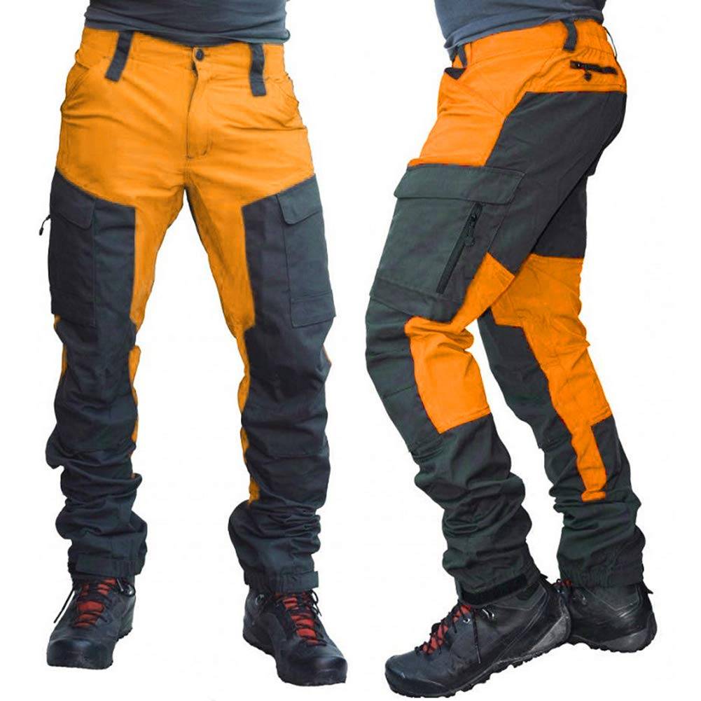 【S-5XL】Nowe, kolorowe, wodoodporne, wiatroszczelne i  spodnie outdoorowe dla mężczyzn