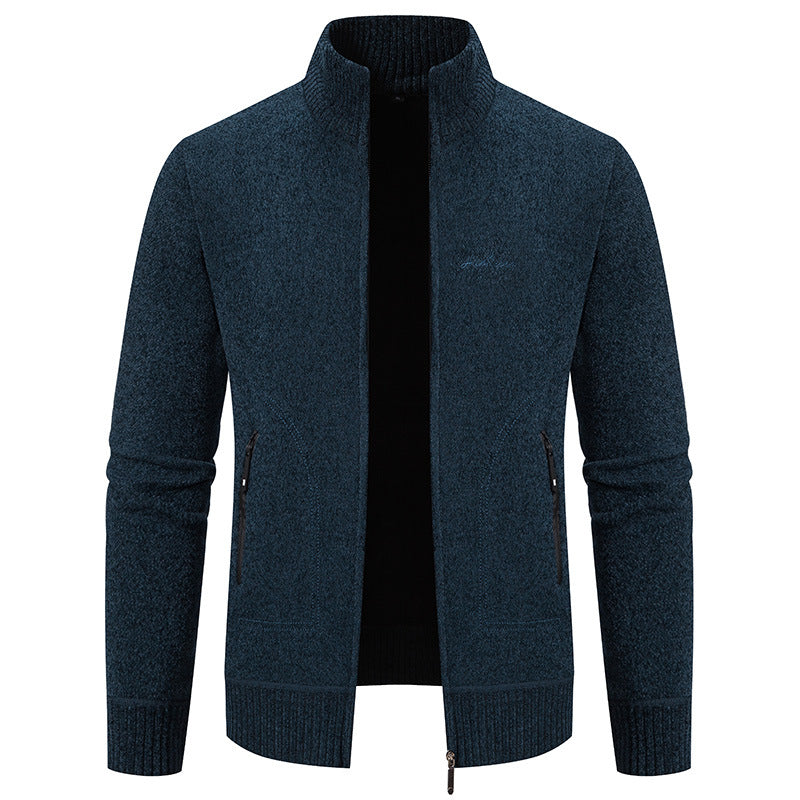 🔥【Forró akció】👔【M-4XL】Őszi és téli új férfi kabát magas gallérral és cipzárral, kiváló minőségű anyagból és temperamentumos, magas szabású szabással