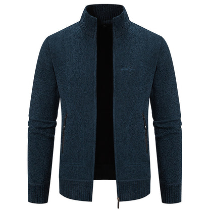 🔥【Forró akció】👔【M-4XL】Őszi és téli új férfi kabát magas gallérral és cipzárral, kiváló minőségű anyagból és temperamentumos, magas szabású szabással