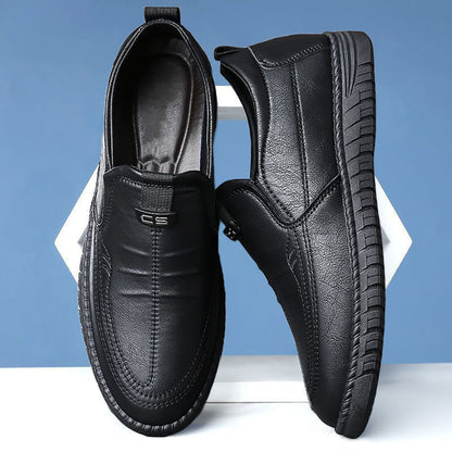 😎👞【Tallas 39-44】Zapatos casuales de cuero para hombre: sencillos, para el día a día, versátiles, cómodos y que no te harán ampollas en los pies.