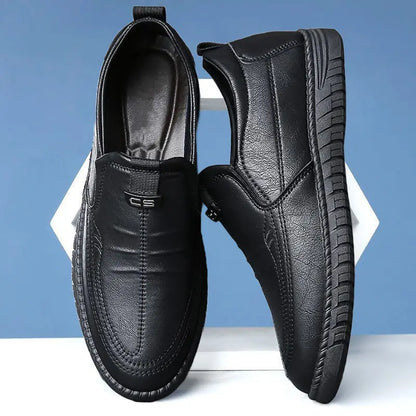 😎👞【Tallas 39-44】Zapatos casuales de cuero para hombre: sencillos, para el día a día, versátiles, cómodos y que no te harán ampollas en los pies.