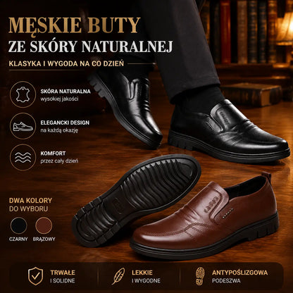 【39-44】Zapatos de vestir para hombre, confeccionados en piel auténtica y con una suela suave y cómoda; ideales para diversas ocasiones.