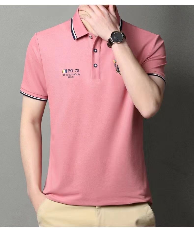 👔【Oferta por tiempo limitado - 50% de descuento】【M-4XL】💥Nueva camiseta polo para hombre de color liso 🎉
