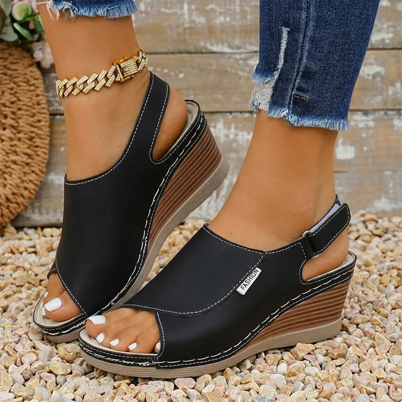 👡Sandalias con cierre de velcro, suela ligera, elegantes y cómodas. ✅️Pago contra entrega