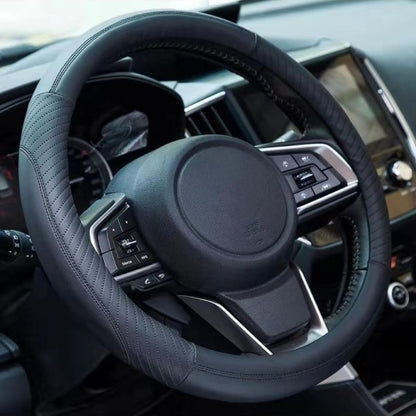 👍🔥Poťah na volant z pravej kože – univerzálny poťah na volant do auta, protišmykový, odolný