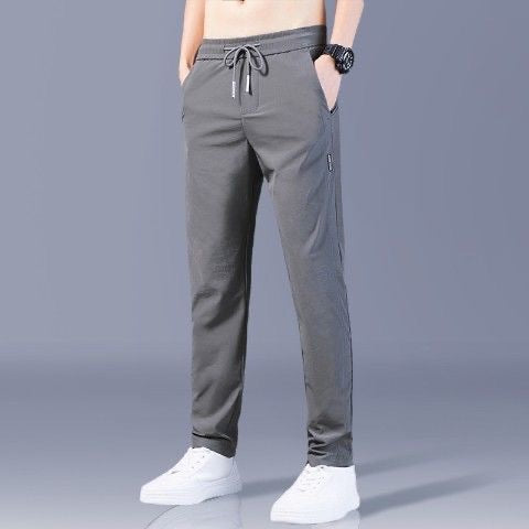 【🔥50% zniżki】👖【M-5XL】Letnie cienkie męskie spodnie casualowe, rozciągliwe, koreański styl, modny luźny, prosty krój