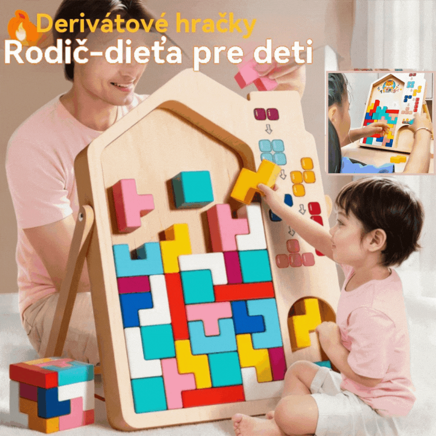 🔥🎁🌈【Kupite 1, dobite 1 gratis】Otroška izobraževalna sestavljanka Tetris