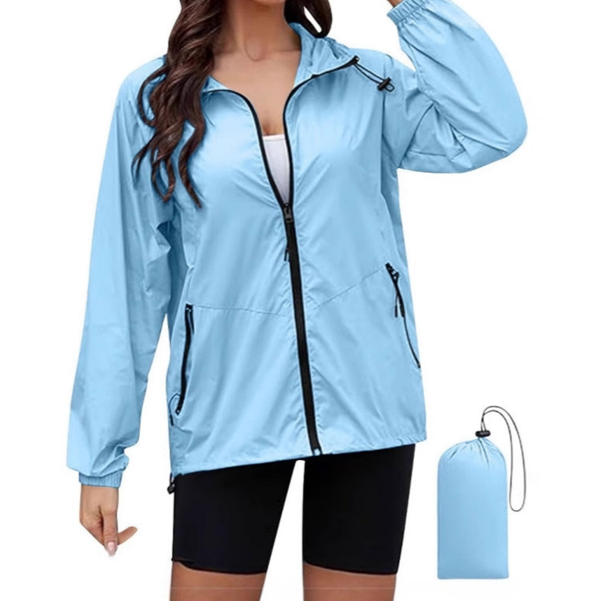 🔥✨【Jesienna nowość🎉】【S-2XL】2025 Nowa damska cienka wodoodporna i wiatroszczelna kurtka