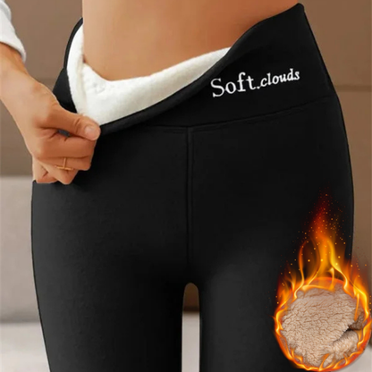 🔥💖🥶【Plačilo ob dostavi】🔥【S-5XL】Nove modne hlače z visokim pasom, termo hlače, bombažne hlače