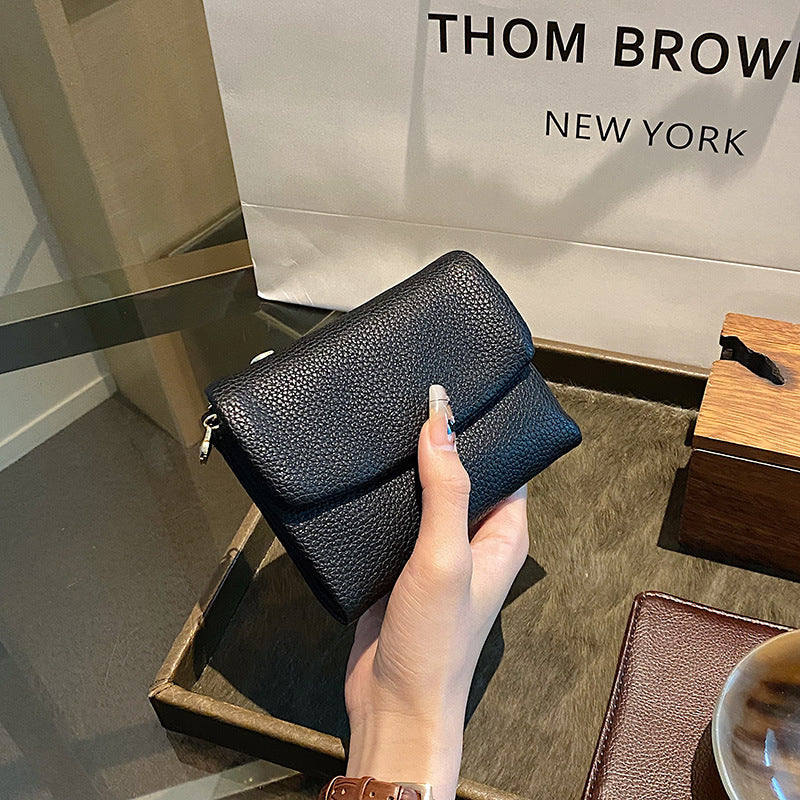 🔥✨【⏰ Ограничена времева оферта】Унисекс портфейл от естествена кожа, текстура Pebble, с RFID защита 🔥