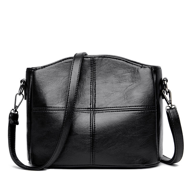 🔥👜👜 Bolso de hombro de cuero genuino de nuevo estilo, retro hecho a mano, moderno y versátil.
