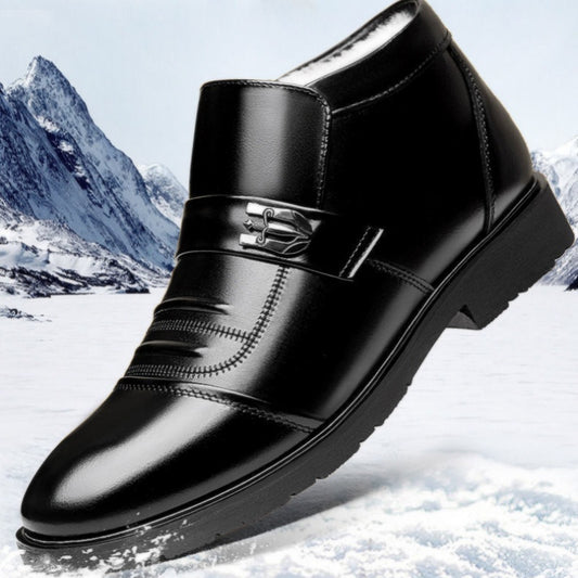 【38-44】 Zimowe buty męskie 2024 z bawełny i aksamitu-3801465